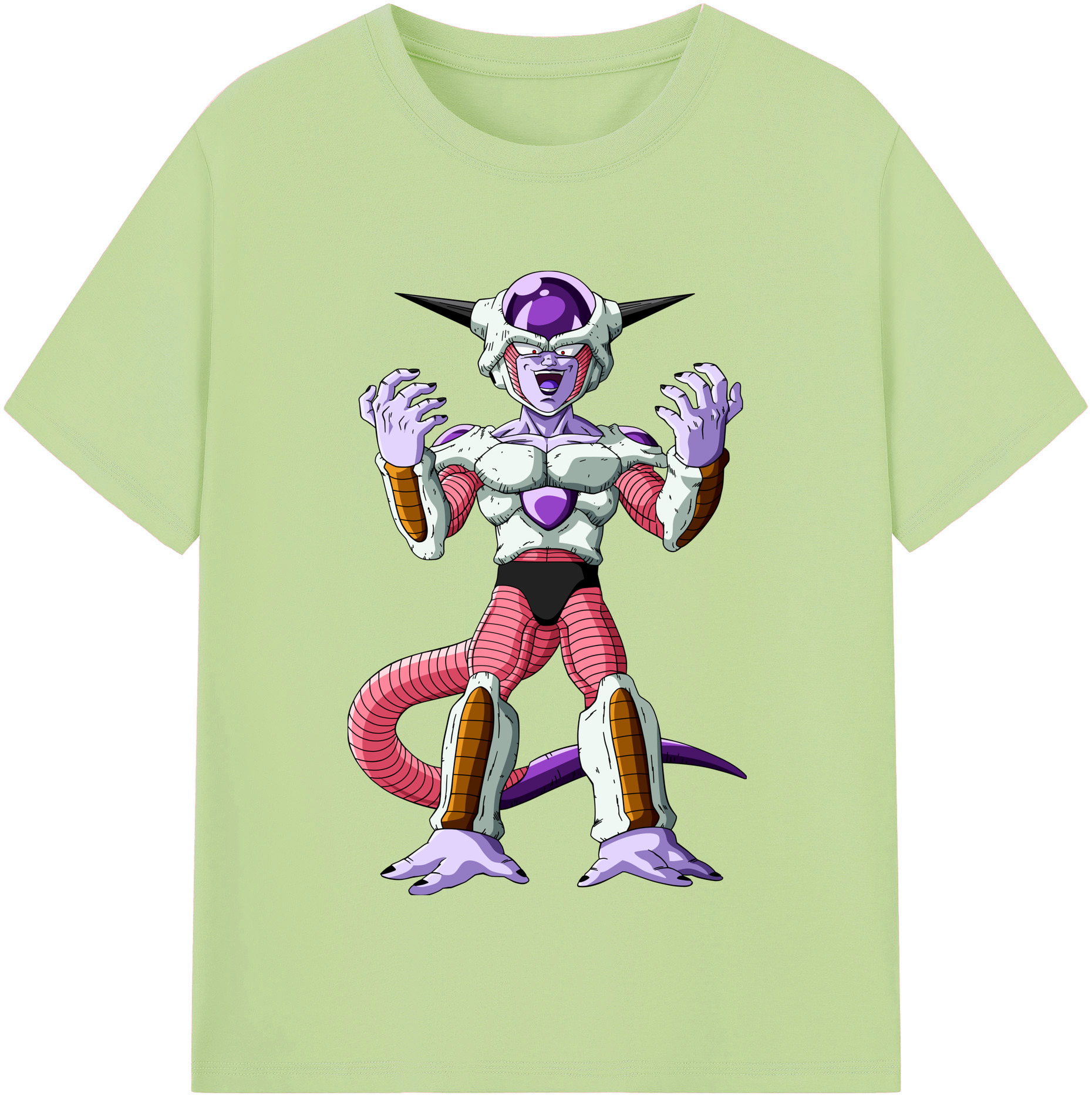 （画像用） ドラゴンボール フリーザ DRAGON BALL Frieza 綿100％半袖Tシャツ（フロントプリント）